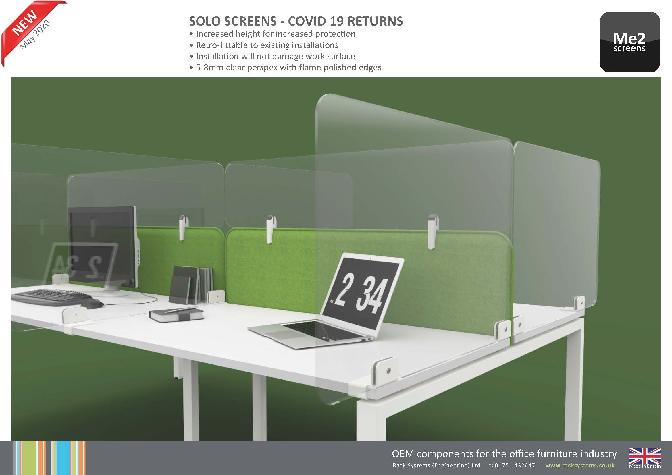 Covid 19 Solo Divider Screens